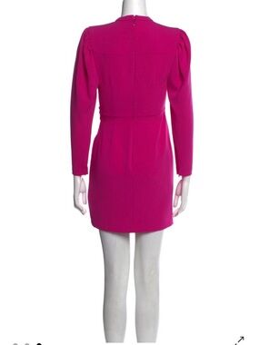 A.L.C. Bright Fuchsia Long-Sleeve Mini Dress
